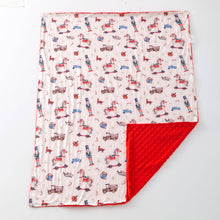 Load image into Gallery viewer, A Very Vintage Christmas Baby Blanket