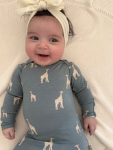 Load image into Gallery viewer, Günamüna Giraffe Moss Sage Convertible Pajamas
