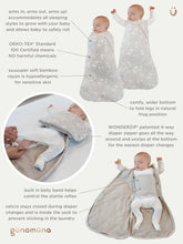 Load image into Gallery viewer, Günamüna Goose Swaddle Sleep Sack / 1.0 TOG