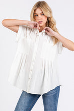 Load image into Gallery viewer, Wells White Short Sleeve Top