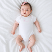 Load image into Gallery viewer, Little Sister Embroidered Short Sleeve Bodysuit