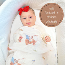 Load image into Gallery viewer, Gone Fishing Baby Muslin Cotton Blanket