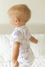 Load image into Gallery viewer, Lavender Toile 2 Piece Bamboo Pajama Set