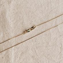 Load image into Gallery viewer, 18k Gold Filled Box Chain Very Thin 0.5mm Jewelry Components