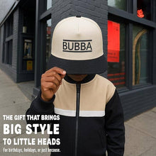 Load image into Gallery viewer, Kids/Baby Two Tone Vintage Cap - Bubba (Black/Beige)
