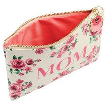 Load image into Gallery viewer, Mom Pink Roses Zipper Pouch