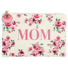 Load image into Gallery viewer, Mom Pink Roses Zipper Pouch