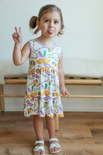 Load image into Gallery viewer, Southern Slumber Mardi Gras Tiered Dress