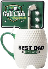 Load image into Gallery viewer, Golf Mug - Best Dad by Par, Ceramic Mug, 16 Oz