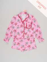Load image into Gallery viewer, Mom & Me Candy Cane Cutie Cropped Pajamas