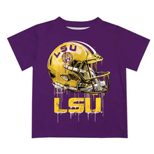 Load image into Gallery viewer, Louisiana State Tigers Original Dripping Football Helmet