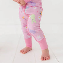 Load image into Gallery viewer, For Peeps Sake Convertible Ribbed Footie - Pink