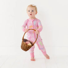 Load image into Gallery viewer, For Peeps Sake Convertible Ribbed Footie - Pink