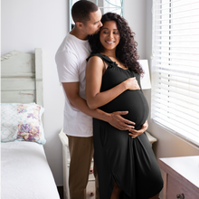 Load image into Gallery viewer, Ruffle Strap Labor & Delivery Gown