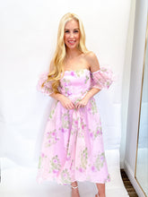 Load image into Gallery viewer, Lydia Lavender Floral Dress