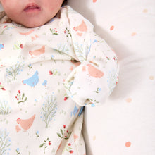 Load image into Gallery viewer, Chicken Tender Organic Cotton Magnetic Gown & Hat Set