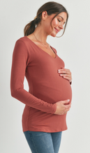 Load image into Gallery viewer, Jordan V-Neck Long Sleeve