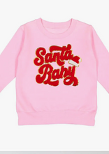 Load image into Gallery viewer, Girls Santa Baby Sweatshirt
