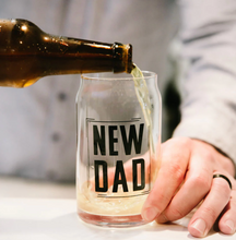 Load image into Gallery viewer, New Dad Beer Glass