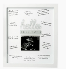Load image into Gallery viewer, Hello Little One Sonogram Frame