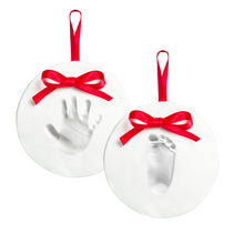 Load image into Gallery viewer, Babyprints Christmas DIY Keepsake Ornament, Set of 2