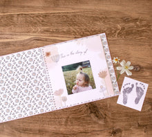 Load image into Gallery viewer, Wildflower Meadow Luxury First Year Baby Memory Book