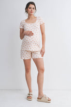 Load image into Gallery viewer, Ditsy Floral Ribbed Maternity Lounge Set