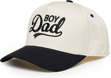 Load image into Gallery viewer, Two Tone Cap - Boy Dad - Black/Beige