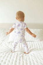 Load image into Gallery viewer, Lavender Toile 2 Piece Bamboo Pajama Set