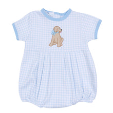 Load image into Gallery viewer, Puppy Playtime Applique Bubble - Light Blue