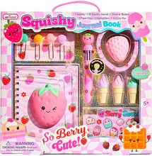 Load image into Gallery viewer, Hot Focus Strawberry Squishy Journal Book