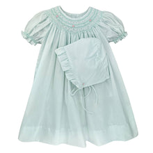 Load image into Gallery viewer, Bishop Smocked Daygown with Pearls
