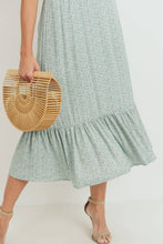 Load image into Gallery viewer, Flutter Sleeve V-Neck Maternity Ruffle Midi Dress
