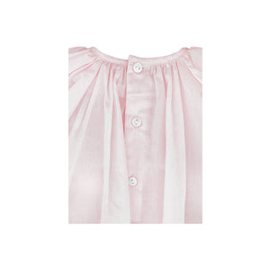 Daygown with Raglan Sleeves and Embroidered Hem