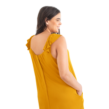 Load image into Gallery viewer, Ruffle Strap Labor &amp; Delivery Gown
