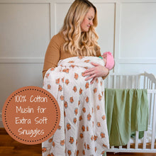 Load image into Gallery viewer, You&#39;re Roar-some Baby Muslin Swaddle Blanket
