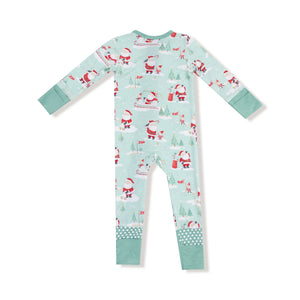 Golfing Santa and Elves Convertible Romper