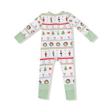 Load image into Gallery viewer, Nutcracker Fair Isle Convertible Romper
