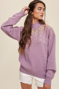 Rachel Sprinkled Pullover
