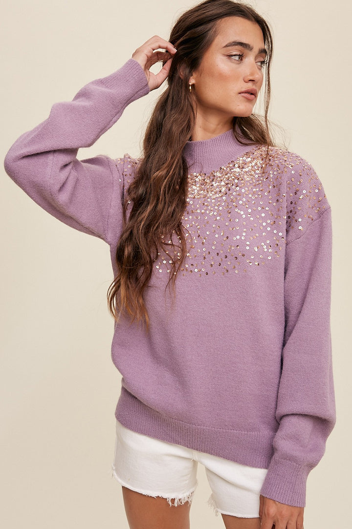 Rachel Sprinkled Pullover