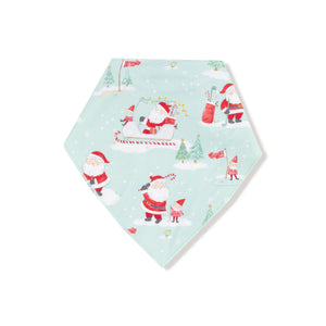Golfing Santa and Elves Bandana Bib