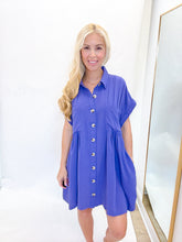 Load image into Gallery viewer, Ari Airflow Button Front Shirt Dress
