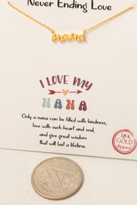 Nana Pendant Necklace