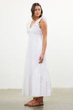 Load image into Gallery viewer, Poppy Poplin V-Neck Shirred Maxi
