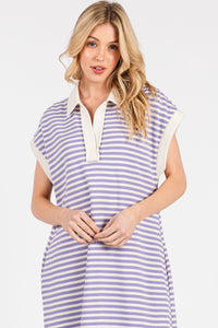 Peppa Purple Stripe Dress