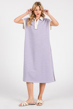 Load image into Gallery viewer, Peppa Purple Stripe Dress
