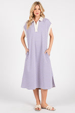 Load image into Gallery viewer, Peppa Purple Stripe Dress
