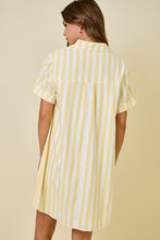 Load image into Gallery viewer, Striped Easy Shirt Dress
