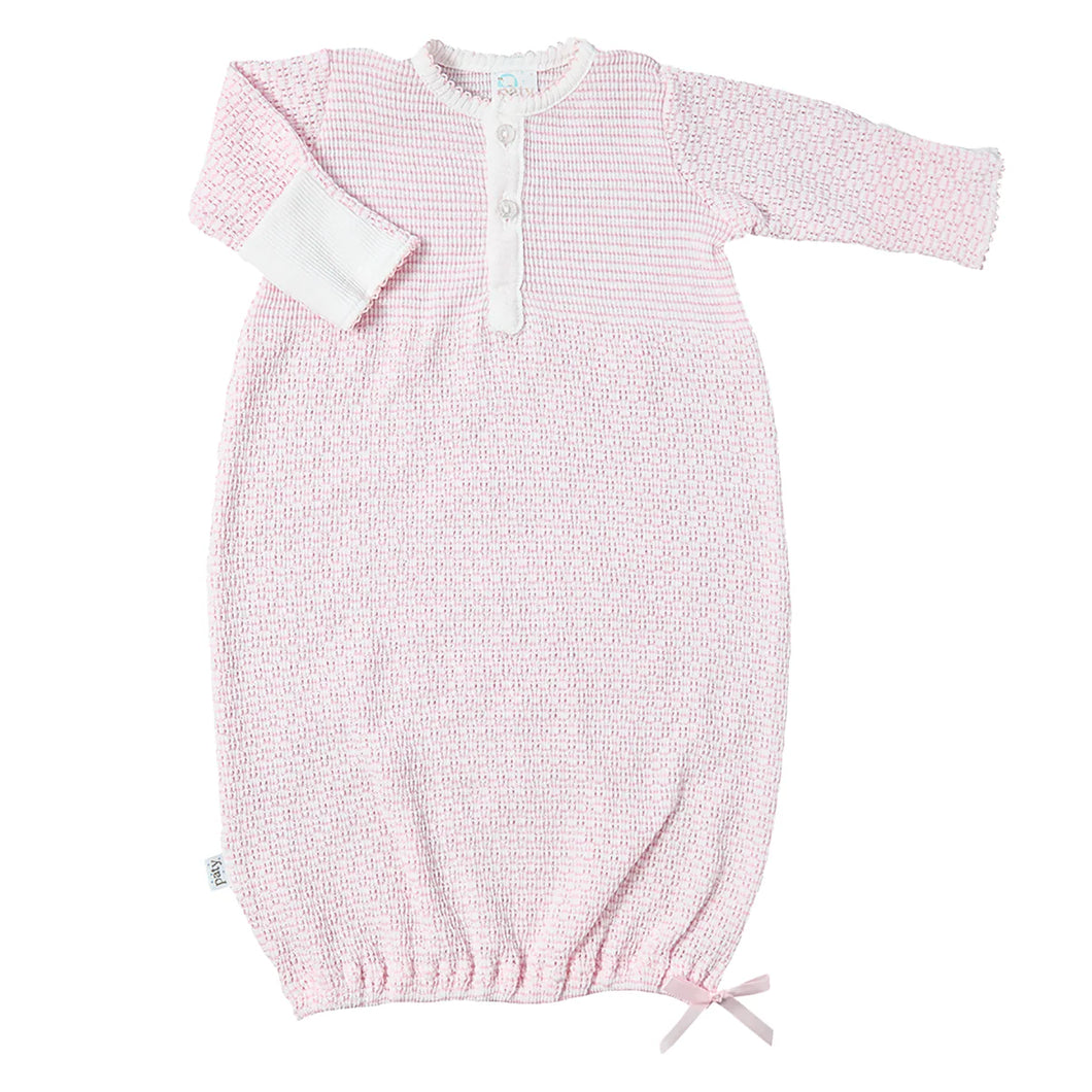 Paty Knit Placket Gown (2 Colors!)