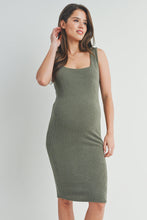 Load image into Gallery viewer, Ryan Ribbed Fitted Tank Dress
